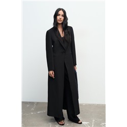 LONG SINGLE-BUTTON COAT