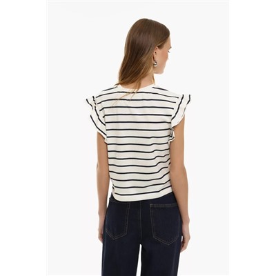 Ruffled T-shirt