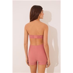 Pantalón corto microfibra invisible rosa