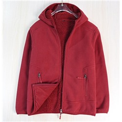 Зимняя повседневная теплая флисовая толстовка с капюшоном из искусственной овечьей шерсти