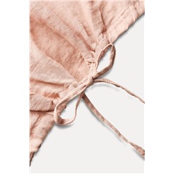ZW COLLECTION 100% LINEN TOP WITH TIES