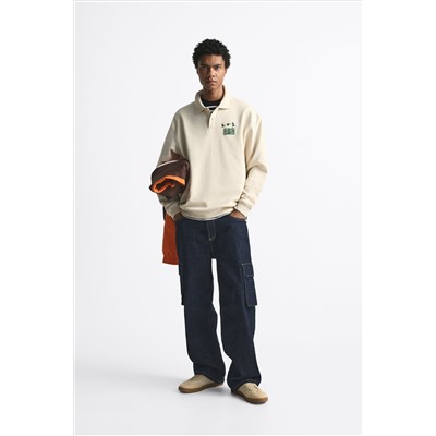 SUDADERA POLO PARCHE
