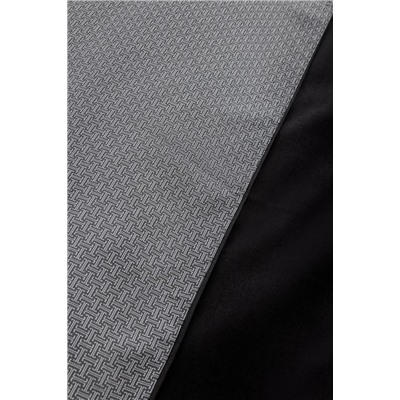 Vachel King Size %100 Pamuk Baskılı Saten Nevresim Takımı - Antrasit