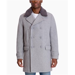 Michael Kors Men's Middlefield Classic-Fit Stretch Plaid Top Coat