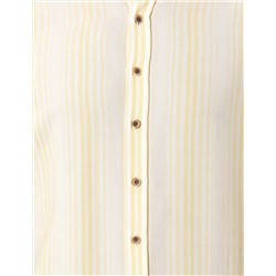 Sarı Slim Fit Uzun Kollu Gömlek