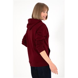 Erkek Bordo Basic Sweatshirt