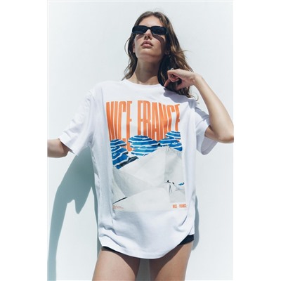 T-SHIRT WITH FRONT PRINT