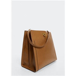 Bolso cuadrado asa corta -  Mujer | MANGO OUTLET Melilla