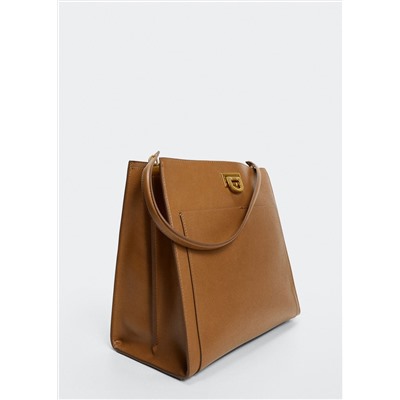 Bolso cuadrado asa corta -  Mujer | MANGO OUTLET Melilla