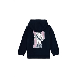 Kız Çocuk Lacivert Sweatshirt