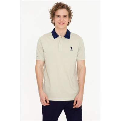 U.S. Polo Assn. Bej Erkek T-Shirt G081SZ011.000.1372851