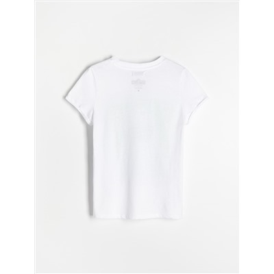 T-Shirt aus Baumwolle mit Druck