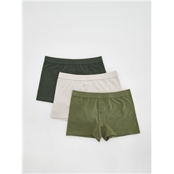 Boxershorts im Long-Fit, 3er-Pack