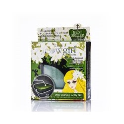 Мыло для жирной и проблемной кожи с водорослями и углем Snowgirl 30 гр / Snowgirl Charcoal & Seaweed Facial Soap 30 g