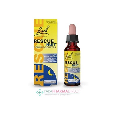 Fleurs De Bach Rescue Nuit Compte-Gouttes 10ml