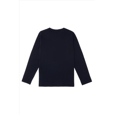 Erkek Çocuk Lacivert Basic Sweatshirt