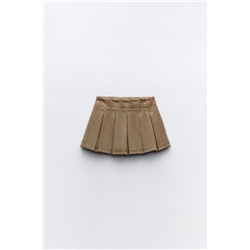 FEW ITEMS LEFT LOW-RISE BOX PLEAT SKORT