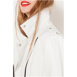 Chaqueta biker Blanco