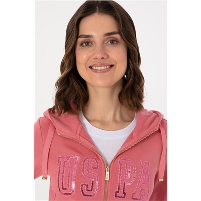 Kadın Pembe Basic Sweatshirt