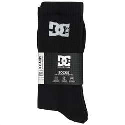 DC Shoes Sport Crew Unisex Socken 3 Paar schwarz DC-02 CREW