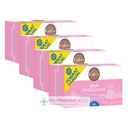 Gifrer Bébé Sérum Physiologique 4x60 Unidoses de 5mlLot  × 4