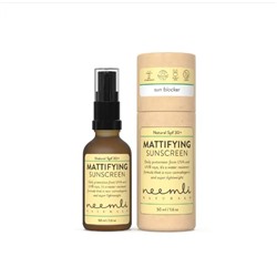 NEEMLI NATURALS Natural Spf 30+ Mattifying Sunscreen Солнцезащитный мист с экстрактом алоэ вера 50мл