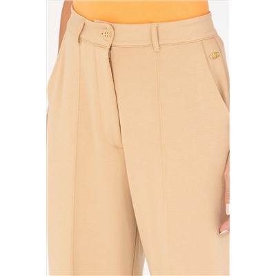 Kadın Camel Örme Pantolon