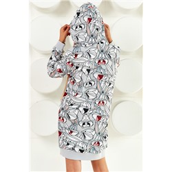 Платье CRAZY GETUP "Looney Tunes" AW21GJ0800 серый НАТАЛИ #900143