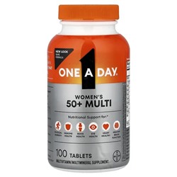 One-A-Day, Women's 50+, Complete Multivitamin, 100 Tablets