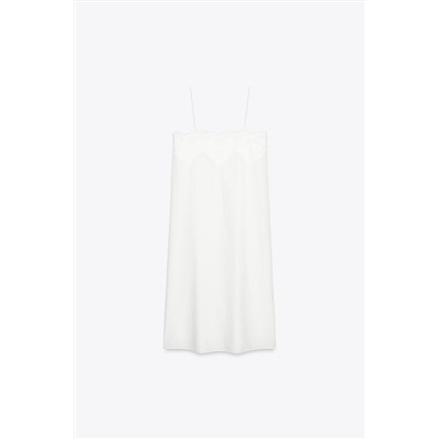 ZW COLLECTION EMBROIDERED STRAPPY DRESS