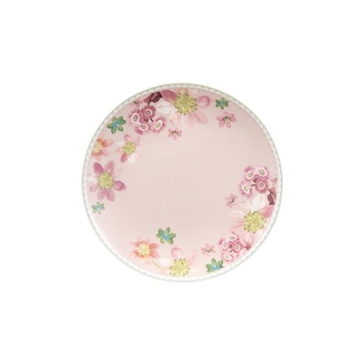 Тарелка закусочная, 20 см, фарфор P, розовая, Примула, Primula, 63002