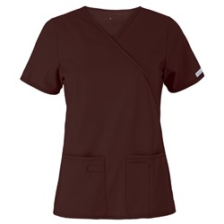 Cherokee Flexibles Scrubs Mock Wrap Top