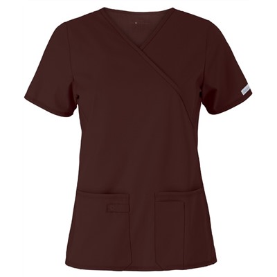 Cherokee Flexibles Scrubs Mock Wrap Top