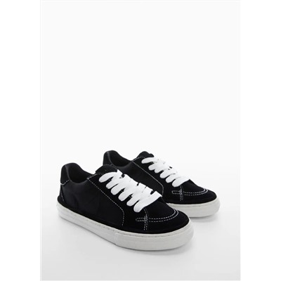 Deportivas piel cordones -  Niño | MANGO OUTLET España