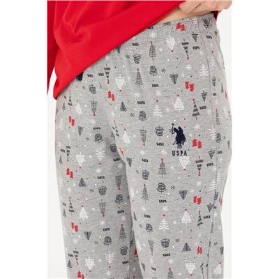 Kadın Kırmızı Pijama Takımı