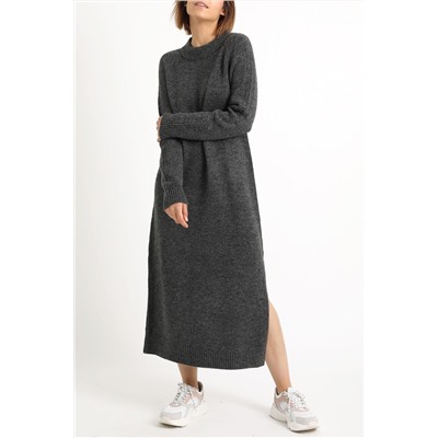 Vestido-jersey Gris