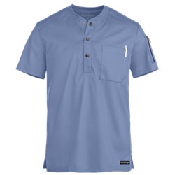 UA Advantage STRETCH Men's 2-Pocket Short Sleeve Henley Scrub Top