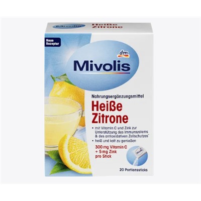 Heißgetränk, Heiße Zitrone (20 Sticks), 100 g