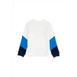Erkek Çocuk Taş Bisiklet Yaka Sweatshirt