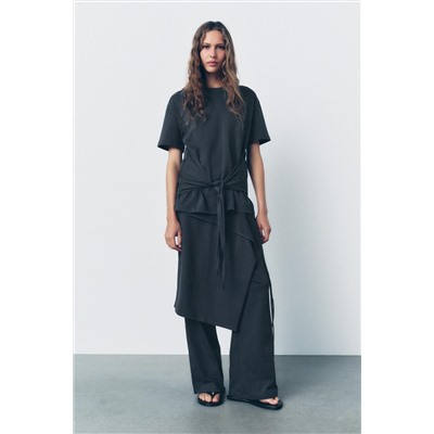 WRAP TROUSERS WITH TIES