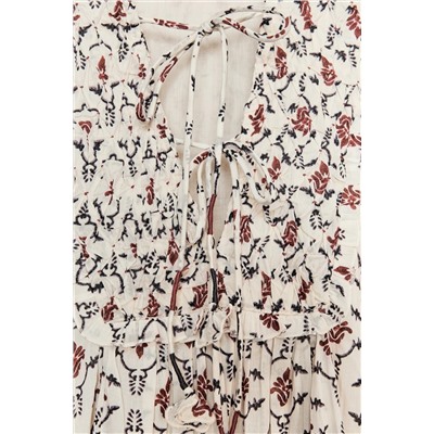 ZW COLLECTION PRINTED SHORT DRESS