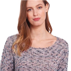 Damen Strickpullover mit Noppengarn