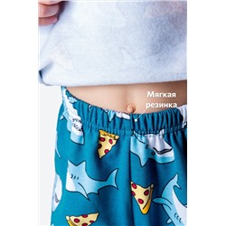 Хлопковая пижама для мальчика из футера с начесом Happyfox