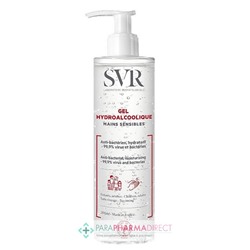 SVR Gel Hydroalcoolique Mains Sensibles Parfumé Flacon Pompe 200ml