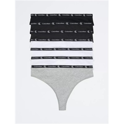Calvin Klein 1996 Cotton Stretch 7-Pack Modern Thong