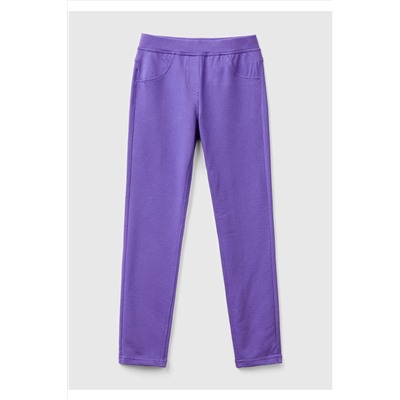 United Colors of BenettonKız Çocuk 30F Ponte Jeggings Mor