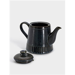 Чайник заварочный, 1 л, фарфор P, черно-синий, в крапинку, Black Kitchen