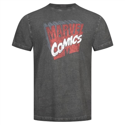 MARVEL Retro 3D Comics Herren T-Shirt FBMTS716VBL