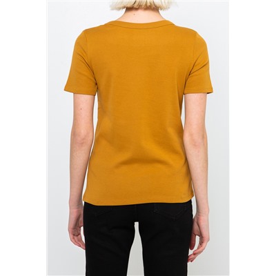 Camiseta Mostaza oscuro
