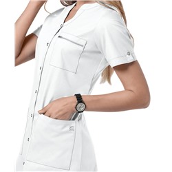 UA Butter-Soft STRETCH Button Up Shirt Scrub Dress
